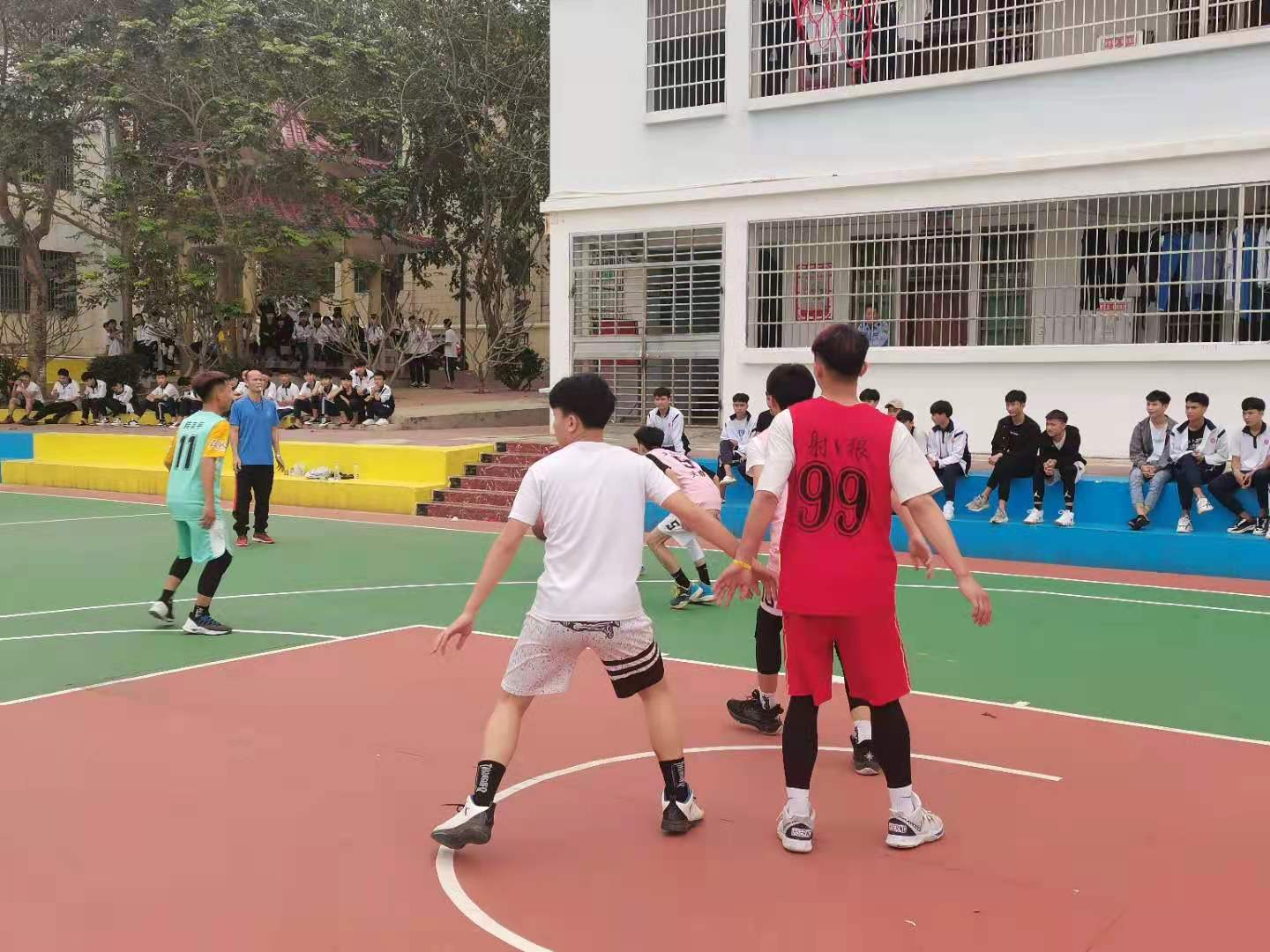 昌江县职业教育中心开展2020年学生篮球比赛(图2)